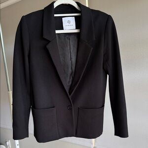 Anine Bing Women's Elegant Black Suit Jacket Blazer